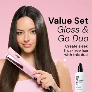 L'ANGE HAIR - Gloss & Go Duo, Create sleek, frizz-free hair with this duo, Titanium, Plug, Smooth, Adjustable