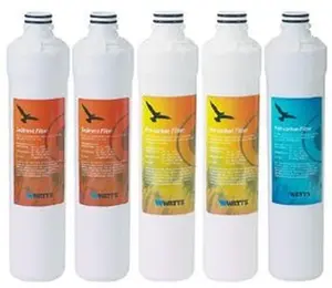 Watts (WQC4RO11) 11'' Elements 4 Filter Quick Change RO Unit Replacement Filter Annual Bundle