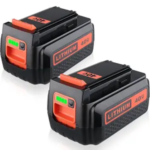 Replacement for Black and Decker 40V Battery LBX2040 LBX36 LBXR36 LBXR2036 LST540 LST136W 4.0Ah Lithium Batteries