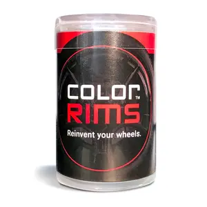 ColorRims Reflective Vinyl Wheel Stripe Kit, High-Visibility, Waterproof Rim Strip for Night Safety & Car Color Rims