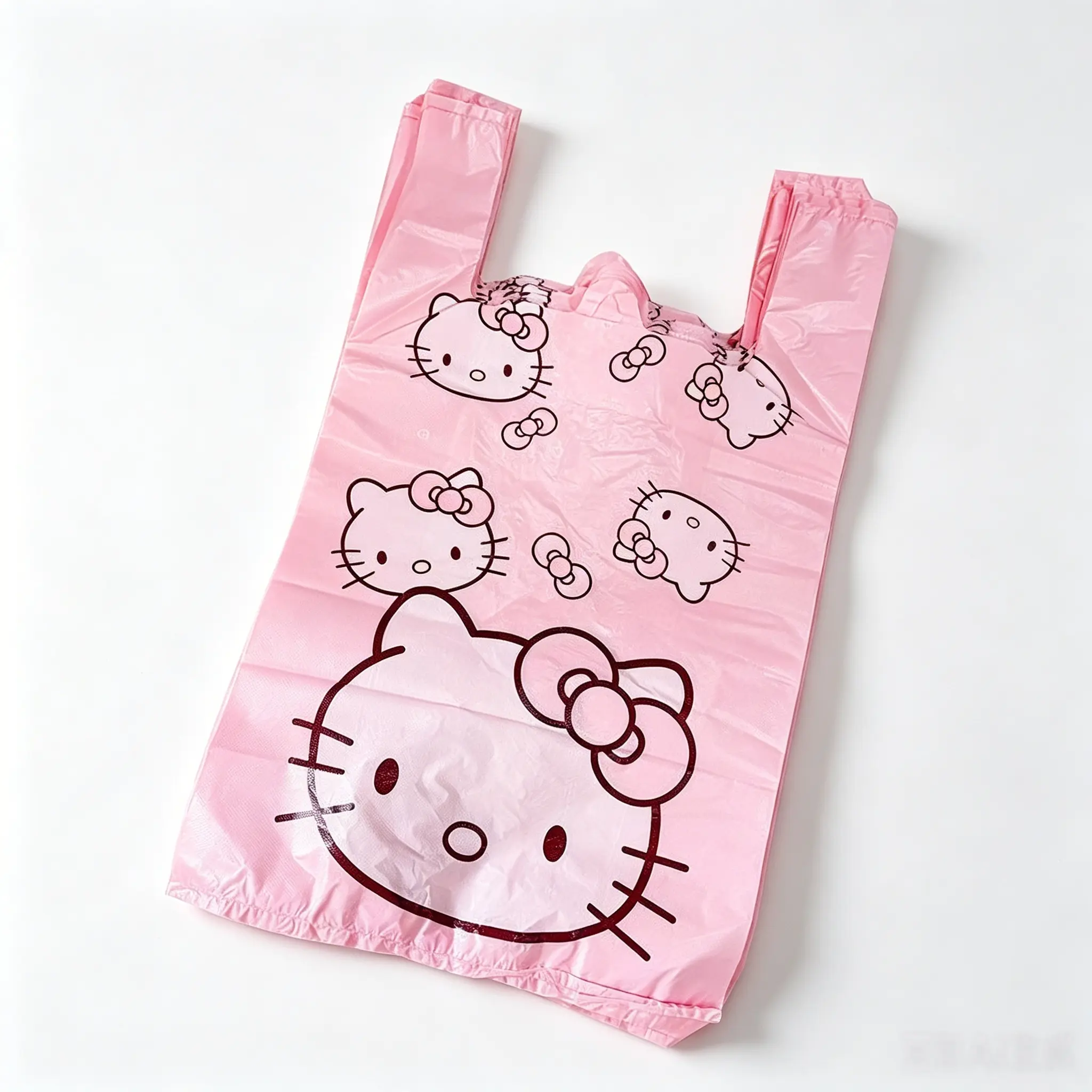 Sanrio Hello Kitty Decorative Trash Bags, 50-Pack, 12.6in x 3.15in x 20.08in Dimensions