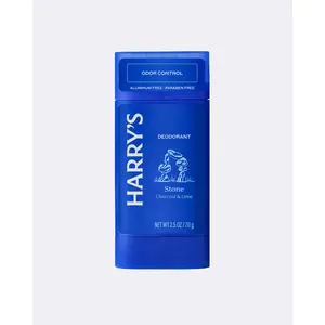Harry's Odor Control Deodorant - Stone Charcoal & Lime Scent - 72 Hour Sweat & Odor Protection - 2.5 oz  - Paraben Free