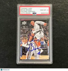 2008-09 Upper Deck First Edition #168 Bruce Bowen Signed Card AUTO 10 PSA/DNA Sl