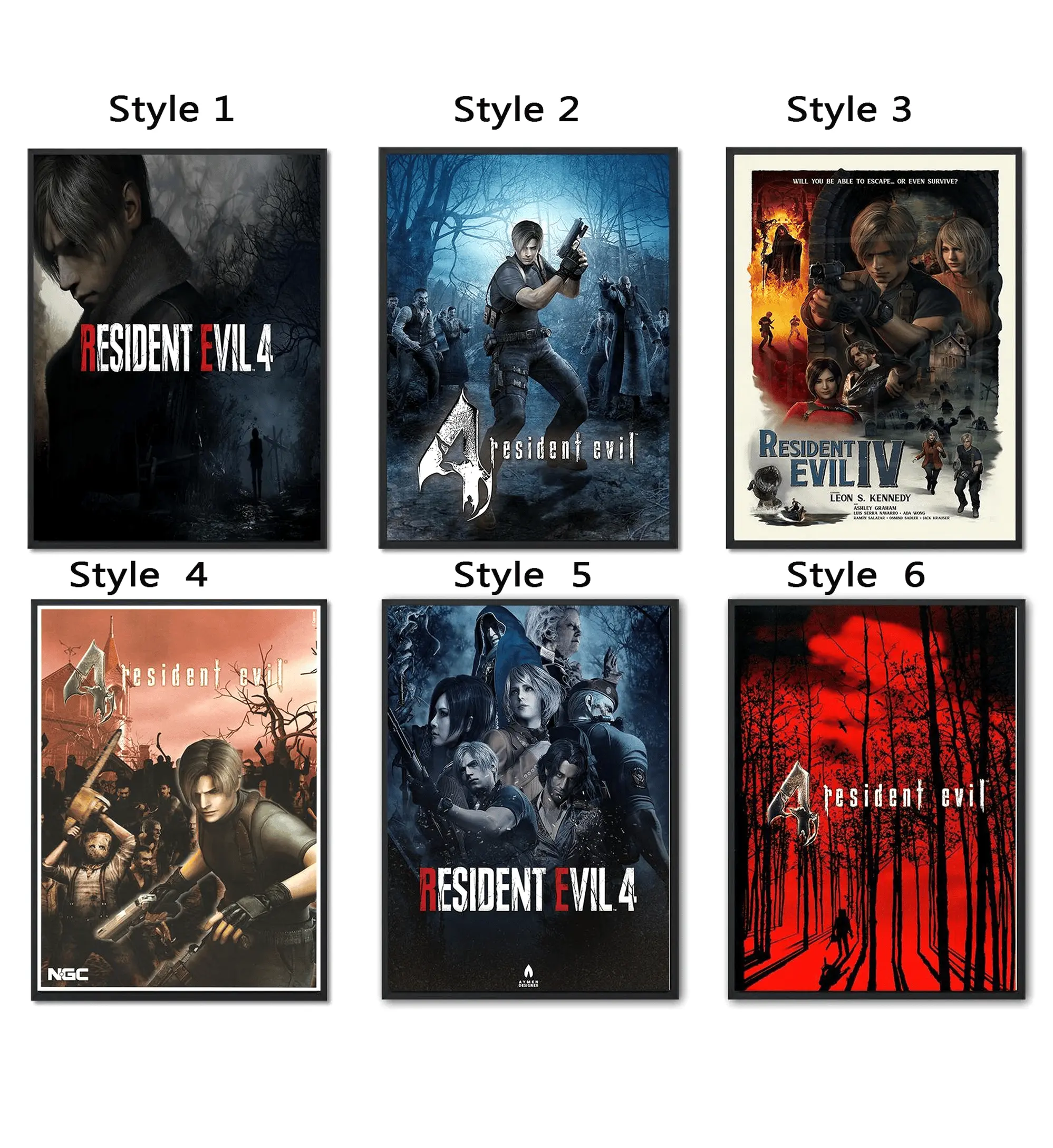 Resident Evil 4 Posters, Print Poster