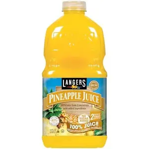 Langer, Pineapple Juice with Vitamin C, 64 Fl Oz Bottle
