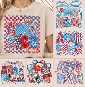 4th of July Bundle Shirt, Retro America Shirt, Preppy America Coquette Shirt Bundle, Girly USA Shirt, Memorial Day Shirt, 1776 Shirt, Patriotic Shirt, 4th of July, 4th of July Gift - LORA ATCHER