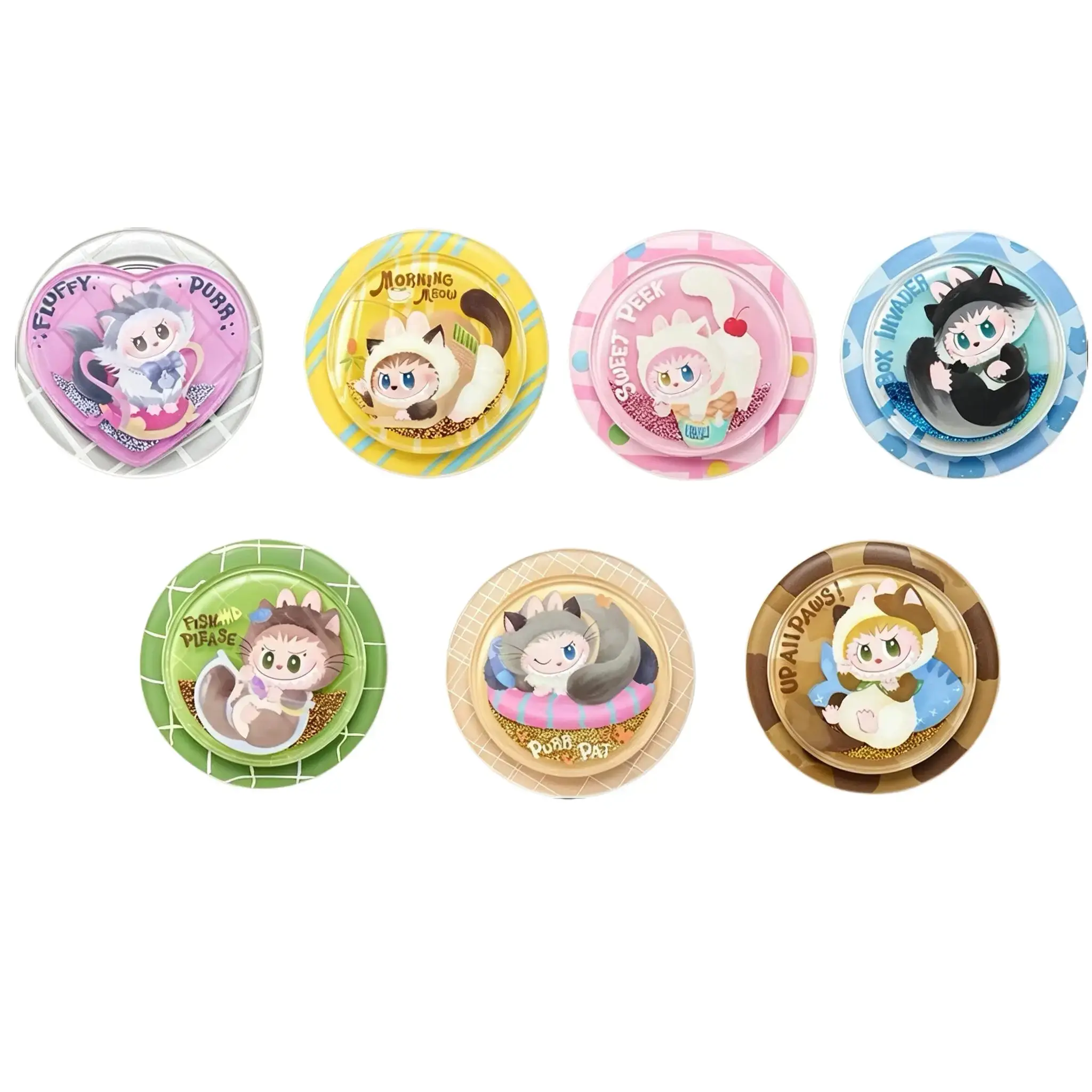 THE MONSTERS Labubu Cat Mode On Series -popsocket Blind Box