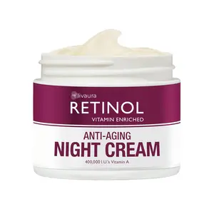 LIVAURA Retinol Anti-Aging Night Essentials – 3 Step Renewal Kit – The Original for a Younger Look – Smooths, Restores, and Refines – Cleanse, Treat, Repair & Hydrate On-The-Go Moisturizers Cream