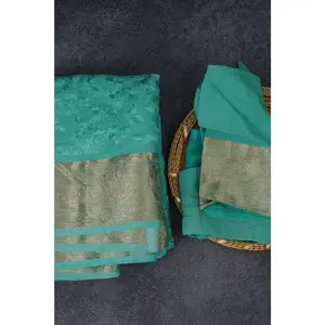 Chikankari Embroidered Georgette Saree with Designer Blouse