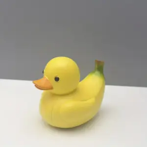 Banana Duck Resin Statue Ornament Craft, Home Decor Ornaments, Decorative Figurine for Home Decoration, Unique Gift Idea for Animal Lovers