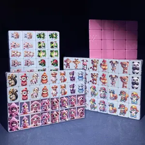 Escape Room Game Tiles Set, 36mm X 65 Pieces, 16 Patterns, Family Board Game, Holiday Party Fun, Home Entertainment, Board Game Blocks