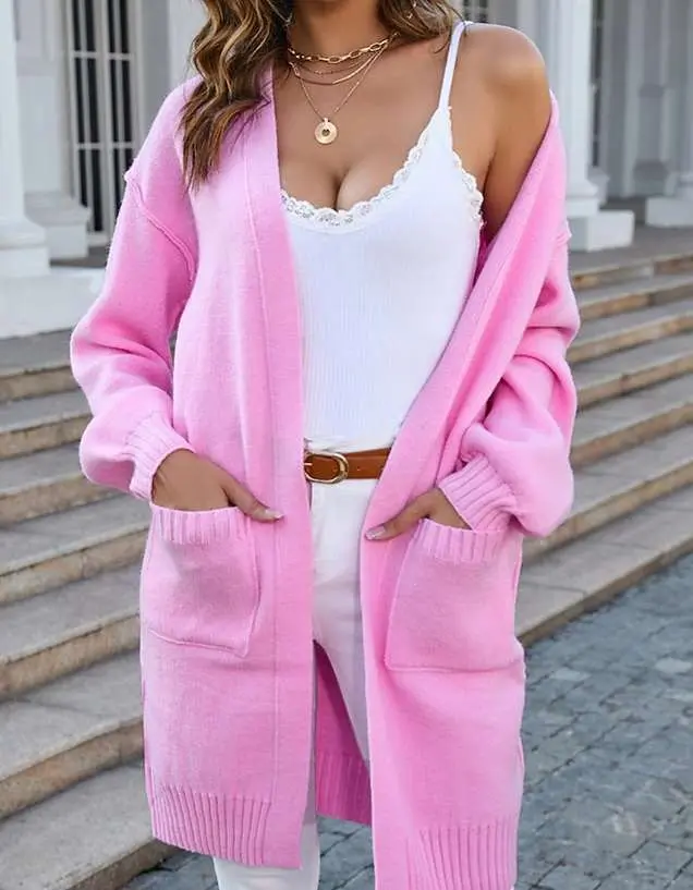 Full Length Fleece Cardigan