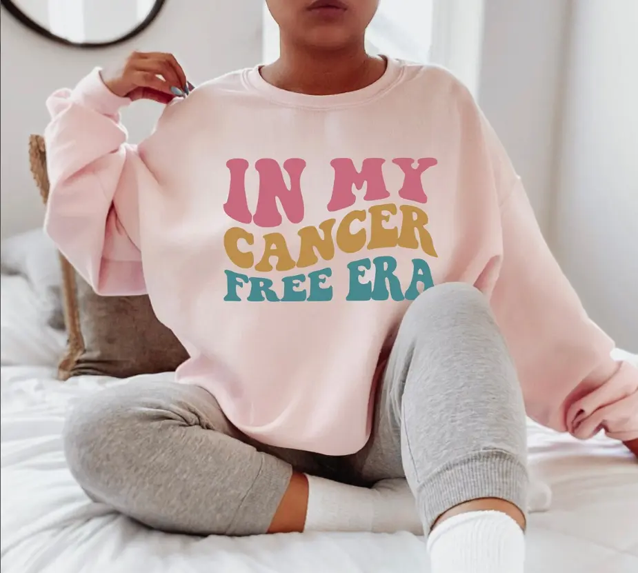 In My Cancer Free Era Sweatshirt, Cancer Survivor Gift For Women, Trendy Cancer Warrior Sweatshirt, Motivational Sweatshirt for Cancer Patients
