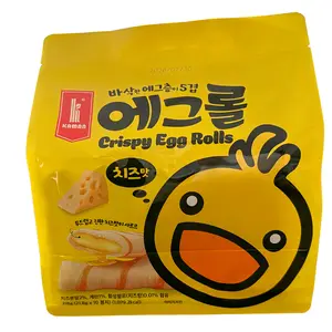 Kaman HanMaru Crispy Egg Rolls Cheese Flavor - Ultimate Crunchy Cheesy Treat Korean Style Snack for Any Occasion Individually Wrapped Rolls