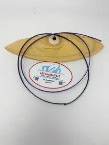 FULL-SIZE Latex Football Bladder + PURPLE Tacky Diamond Lace Repair Kit