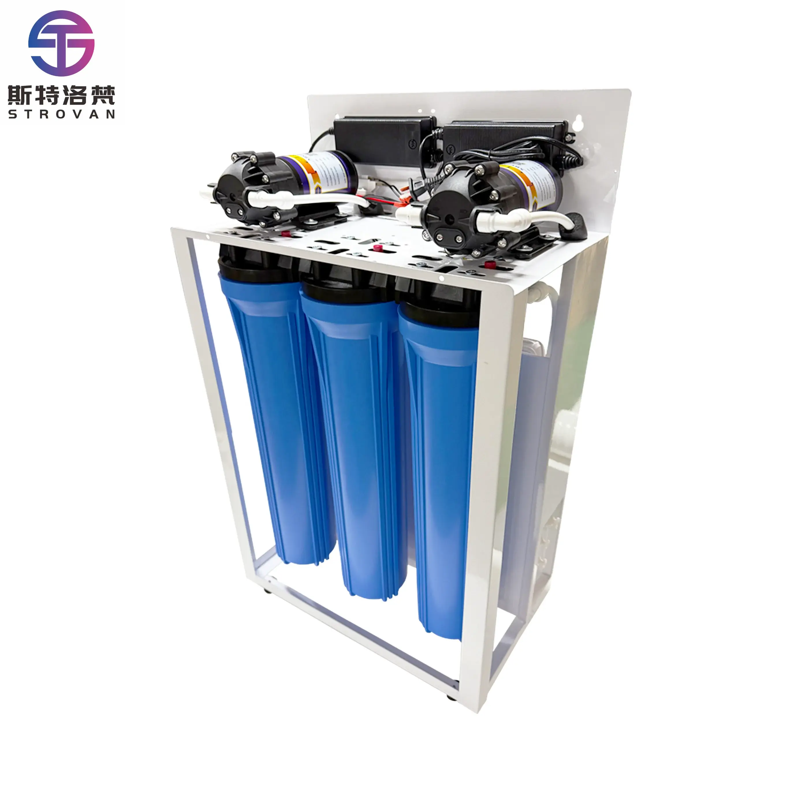 STLF Big Blue 5-Stage Electric Whole House Reverse Osmosis Water Treatment System Safe Drinking RO Filter for Use Hotels Aonie