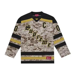 Supreme Men's Fire & Ice Hockey Jersey Digital Camo, from StockX