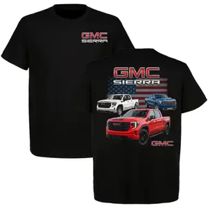 GMC Sierra American Power T-Shirt, GMC Sierra Pickup Truck Tee, American Truck Enthusiasts, Menswear, Soft Cotton, Men Gift, Full Size