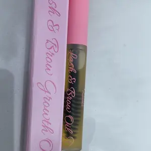 LASH & BROW GROWTH SERUM: Eyelash and eyebrow growth oil serum to grow Thicker Longer Lashes Growth - No Prostaglandin - castor oil jojoba oil rosemary oil