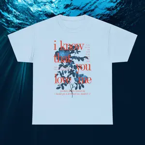 ##BillieEilishh Wildflower Inspired Unisex T-Shirt, I Know That You Love Me Regular Fit T-Shirt, Gift For Her, Gift Hoodie