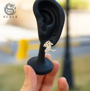 Naruto Gaara's Kanji "Love" Earring - Official Anime Merchandise