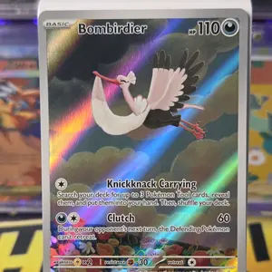 Bombirdier 219/198 Scarlet & Violet Base Set Illustration Rare Holo Pokemon Card