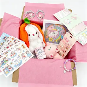 Cute Kawaii Gift Box – Plush, Stationery, Stickers, Jewelry & Accessories Set