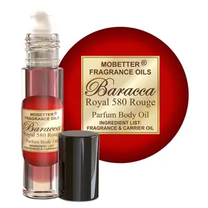MOBETTER FRAGRANCE OILS Baracca Royal 580 Rouge 0.33 Oz Perfume Fragrance Body Oil for Unisex