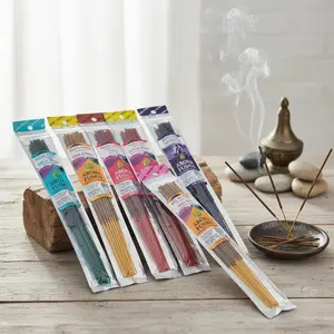 Aroma Fusion 11" Incense Sticks Assorted Scents (15-Sticks Per Pack)  With 1 Incense Holder Scented Home Fragrance