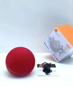 RGB Spherical Small Bluetooth Portable Speaker - Mobile Audio Device with Bluetooth Connection, USB Support, Waterproof Design, Auxiliary Input, ABS Build, Compact Powerful Sound for Home, Outdoor Use