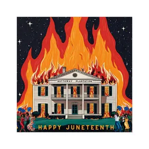 Nottoway Plantation Square Stickers, Design for outdoor or indoor Home Decor, Juneteenth Gifts