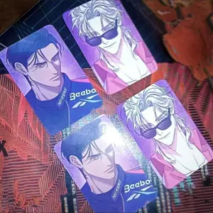 2 Pcs/Set Korean Manhwa Smyrna and Capri Manhwa Lomo Card Slam Marietta,Theo Peselus HD Photocard Fans Collection Cosplay Gift