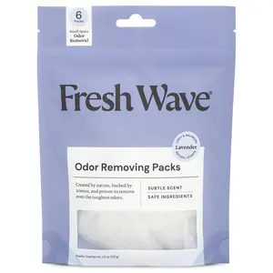 Fresh Wave Odor Eliminating & Deodorizing Packs | Safer Odor Relief for Small Spaces | Natural Plant-Based Odor Eliminator | Odor Absorbers for Home