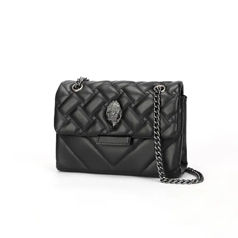 Kurt Geiger women's handbag with diamond-shaped chain shoulder bag, crossbody bag, eagle head small bag, Shilin bag, Handbag
