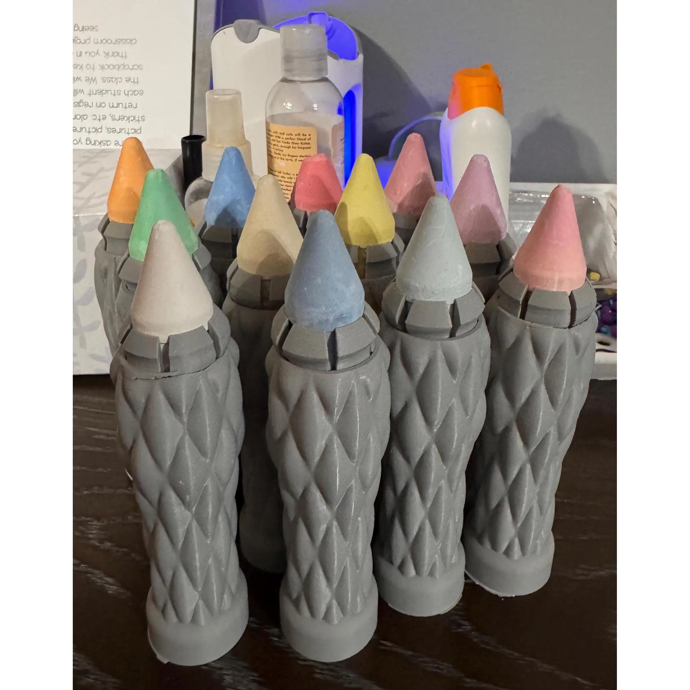 Sidewalk Chalk Holder