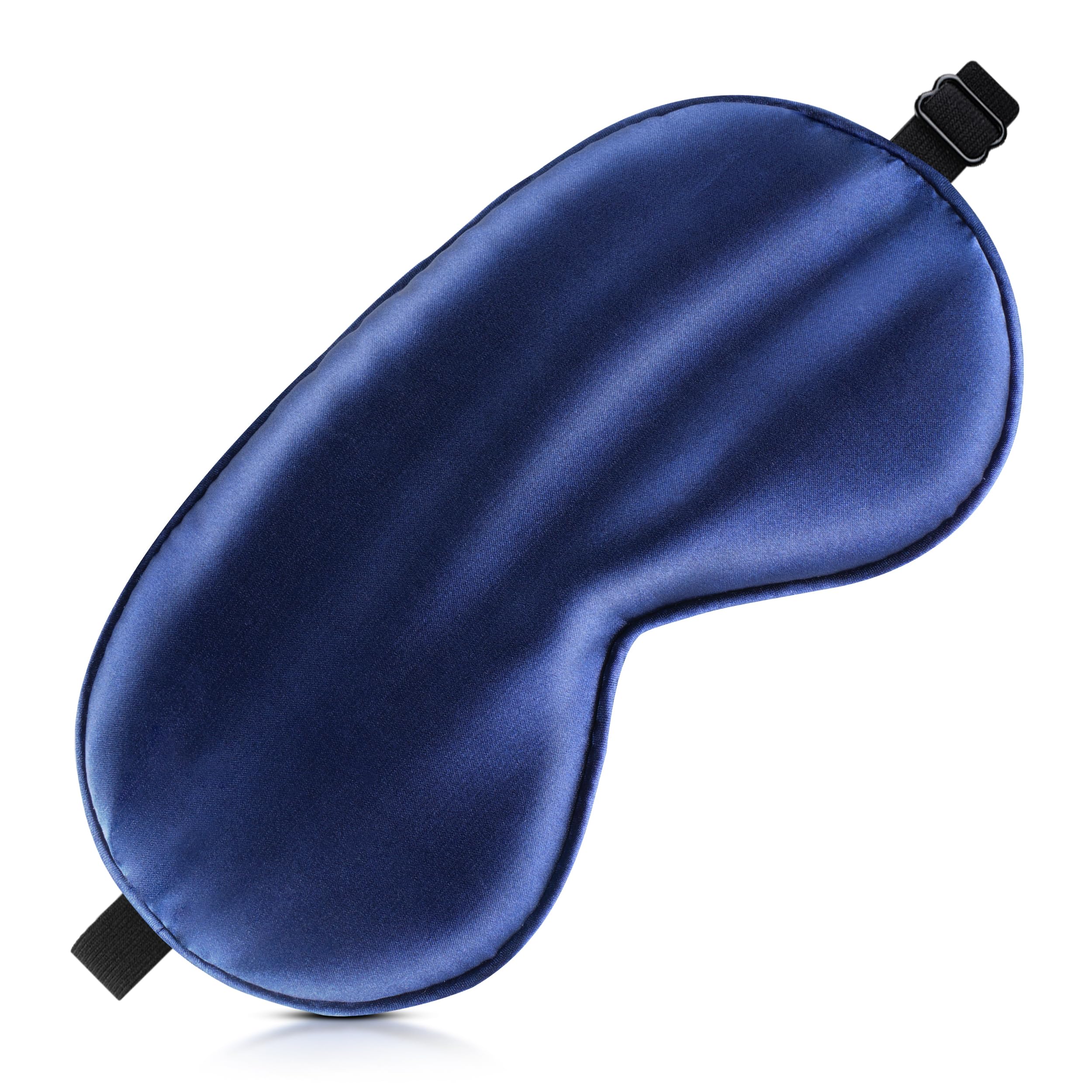 Real Mulberry Silk Sleep Mask – Natural Silk Eye Mask with Adjustable Strap, Reduces Puffiness, Ideal for Sleep and Travel