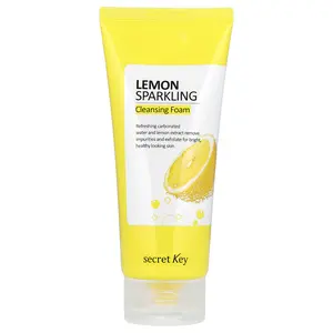 Secret Key Lemon Sparkling Cleansing Foam, 7.05 oz (200 g)
