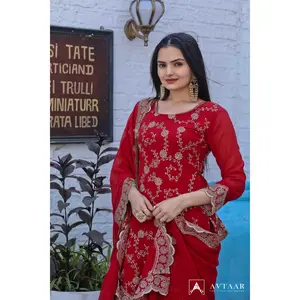 Mystical Maroon Palazzo Suits