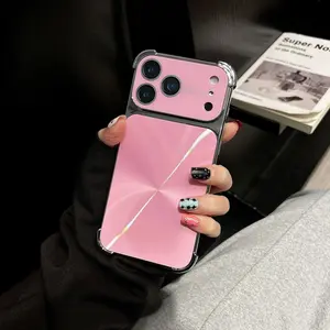 New iP17PROMAX16promax Four-Corner Shockproof CD Pattern 15plus Phone Case 14 Shockproof 13pro Fashionable Personalized Shockproof Airbag Anti-Shock Protective Cover for iPhone 13pro