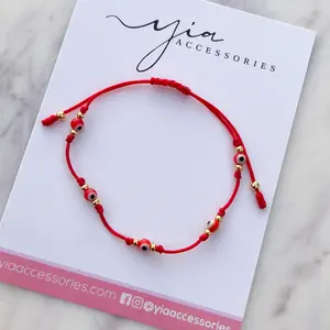 Dainty Mini Evil Eye Bracelet for Women- Fashion Accessory
