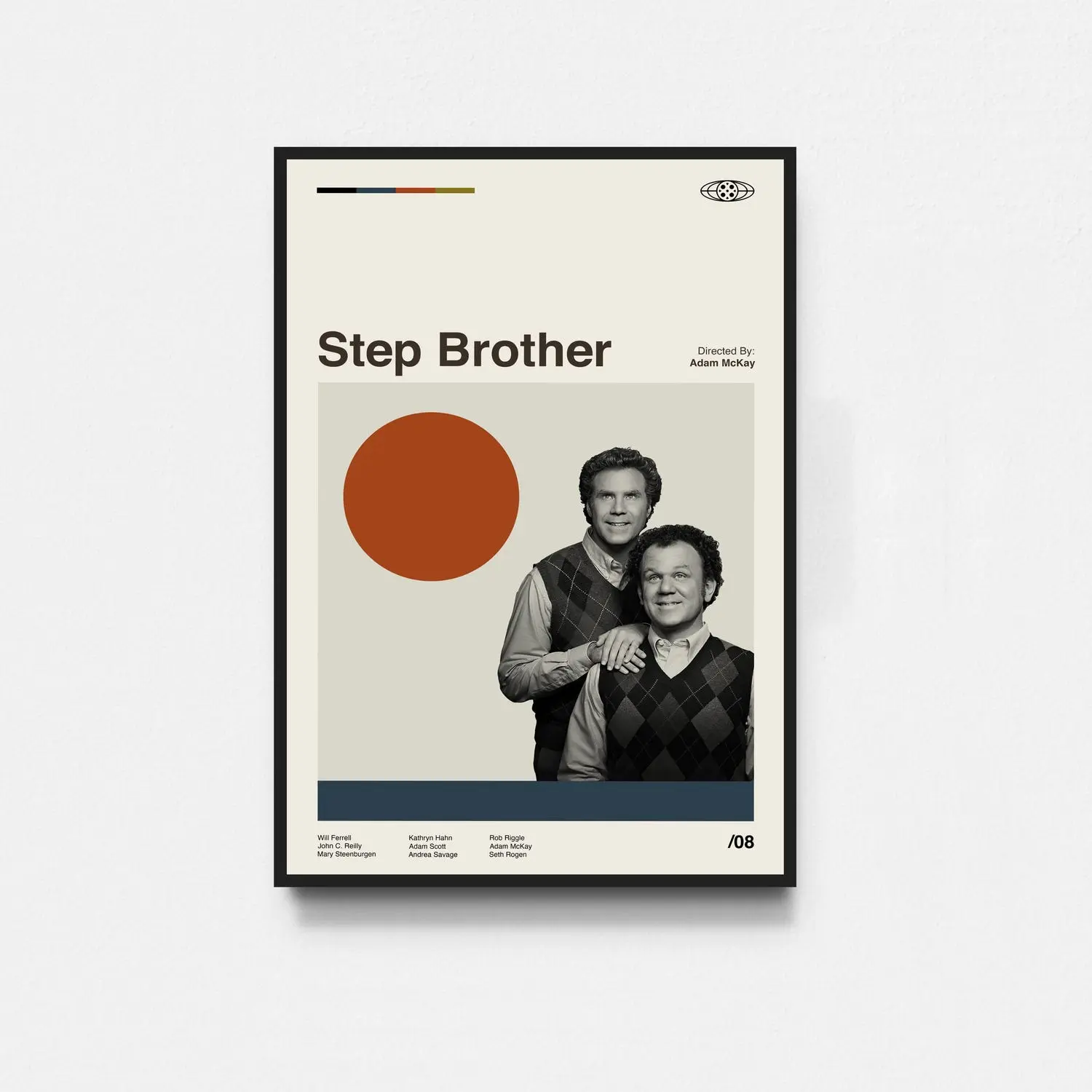 Step Brothers Poster, Step Brothers Movie Poster, Midcentury Art, Minimalist Art, Retro Poster, Vintage Poster, Home Decor