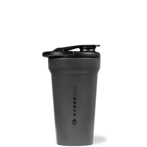 HydroJug 20 oz Noiseless Shaker Bottle – 100% Leakproof Shaker Cup for Protein Mixes, Pre-Workout & Supplement Shakes