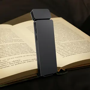 Rechargeable Book Light for Reading in Bed Portable Clip-on LED Bookmark Night Lamp 3 Colors 5 Brightness Dimmable Compact Long Lasting Reading Light