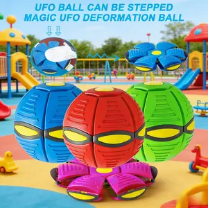 Random 3 Counts Colors Children's Bouncing Ball,Magic Metaball,Magic Flying Saucer,Bouncy Ball,Kids Toy Ball,Parent-Child Interaction