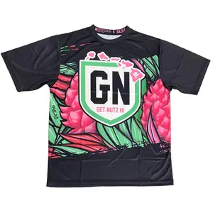 Get Nutz Hawaii, Front Logo Ginger Sublimated Jersey - Adult