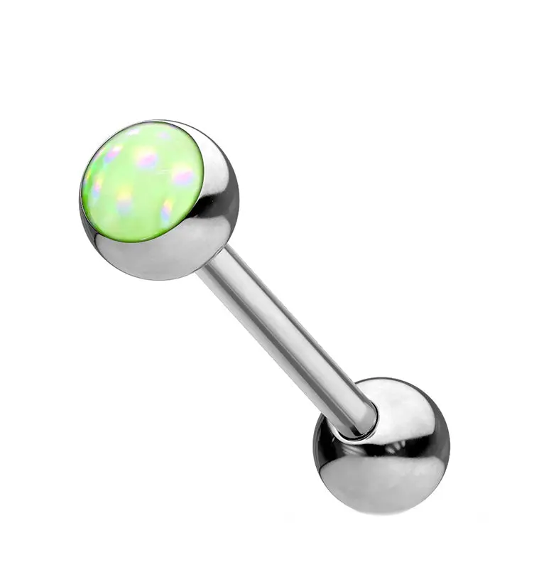 Green Escent Stainless Steel Barbell Green Escent Stainless Steel Barbell
