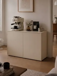 31.49in Modern Minimalist Double Door Cabinet