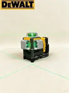 DEWALT 089 Level for Home Renovation and Professional Construction Projects Handheld Measuring Tool with High-Precision Laser Lines and Shock-Resistant Housing for Wall Mounting and Floor Installation