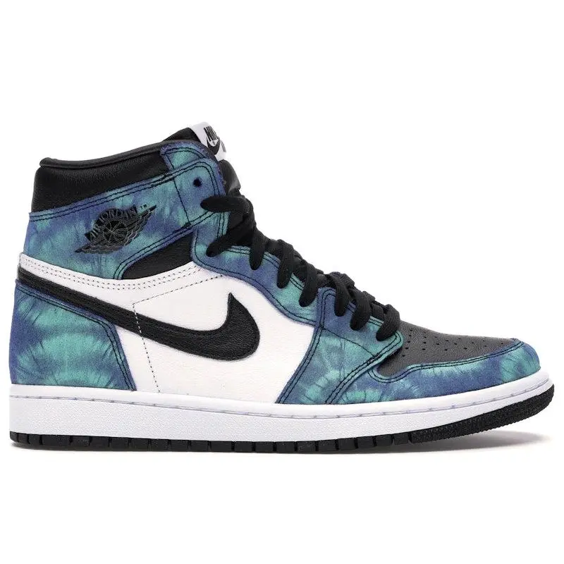 Jordan Women's 1 Retro High Tie Dye Basketball Shoes, from StockX