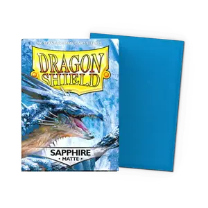 Dragon Shield Standard Matte Sleeves: Sapphire (100ct.)